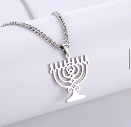 Menorah Necklace