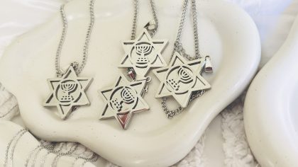 Menorah  Star of David  Necklace [Exodus 25:31[