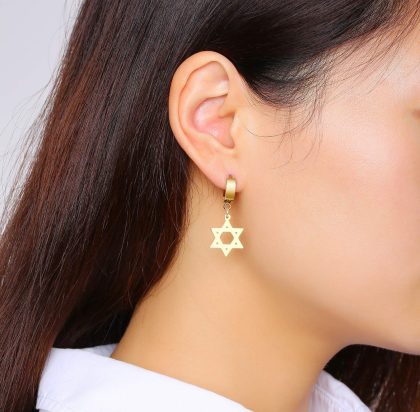 Star of David  earrings