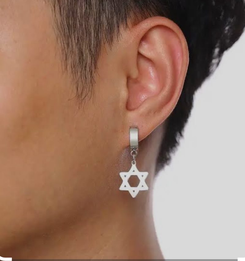 Star of David  earrings - Image 6