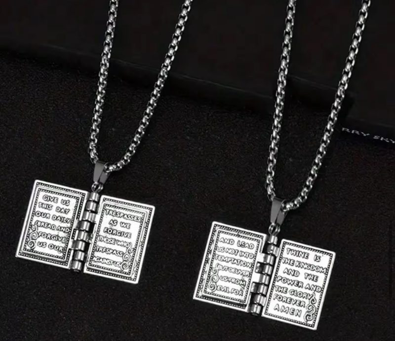 Holy Bible Pendant Necklace - Image 5