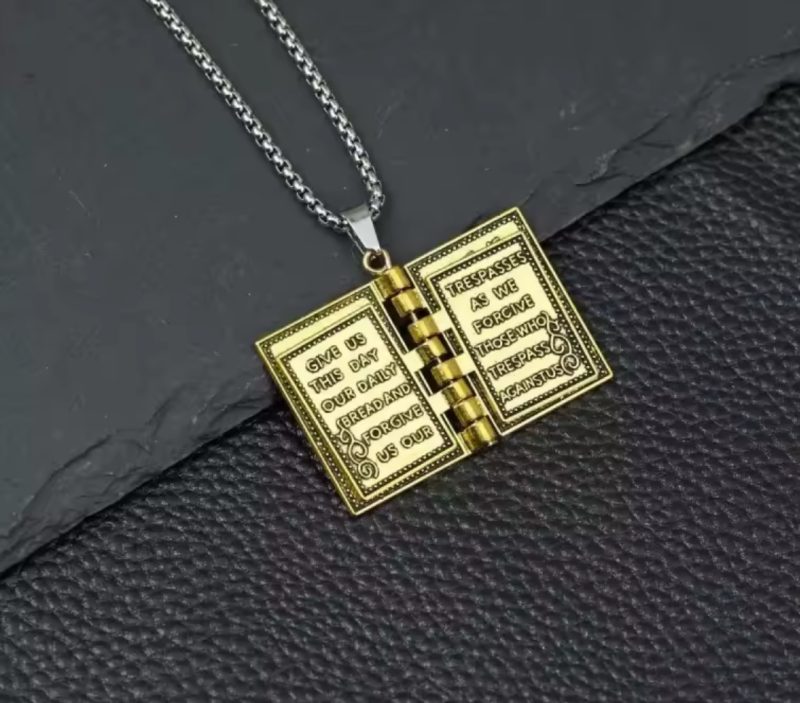 Holy Bible Pendant Necklace - Image 2