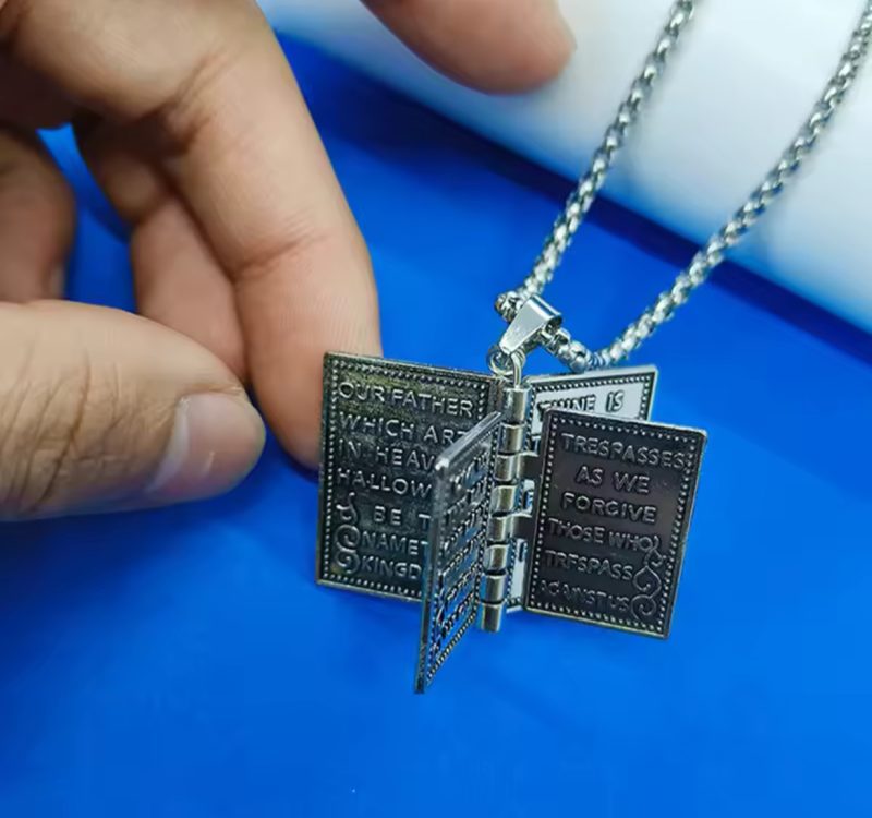 Holy Bible Pendant Necklace - Image 6