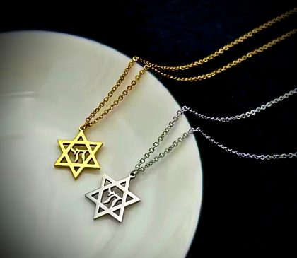 Star of David chai necklace