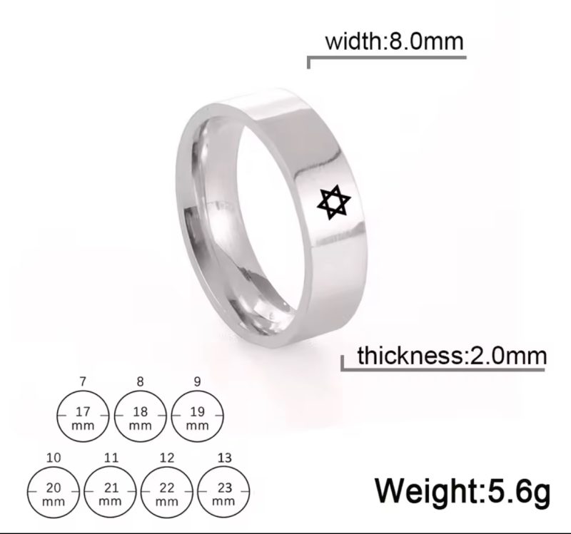 Star of David  rings - Image 2