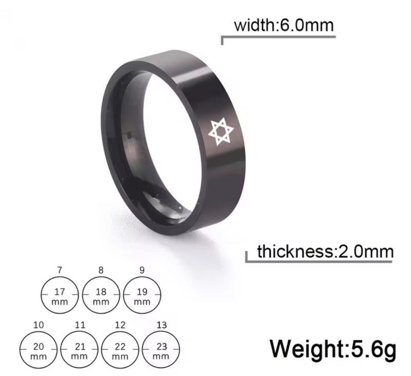 Star of David  rings - Image 3