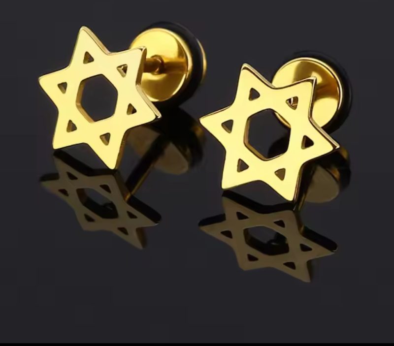 Star of David Studs
